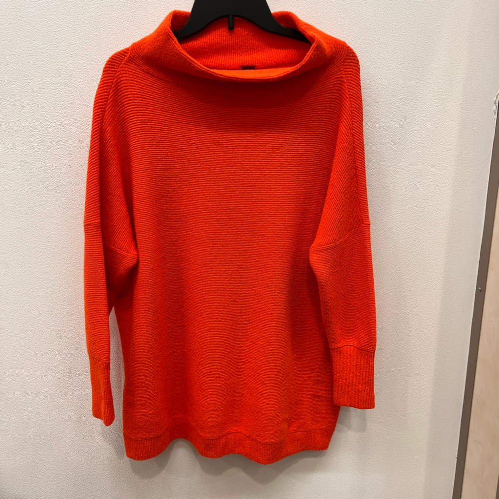 Free People REVOLVE Ottoman Slouchy Tunic in Audacious S  Bright Orange